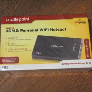 Cradlepoint PHS300 Battery Powered WiFi Hotspot Wireless 3G/4G Router